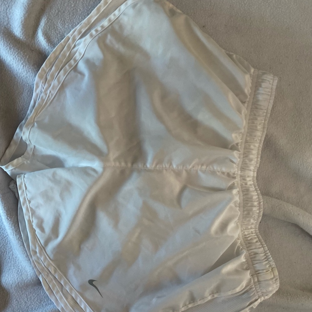White Nike Dri-fit shorts!
